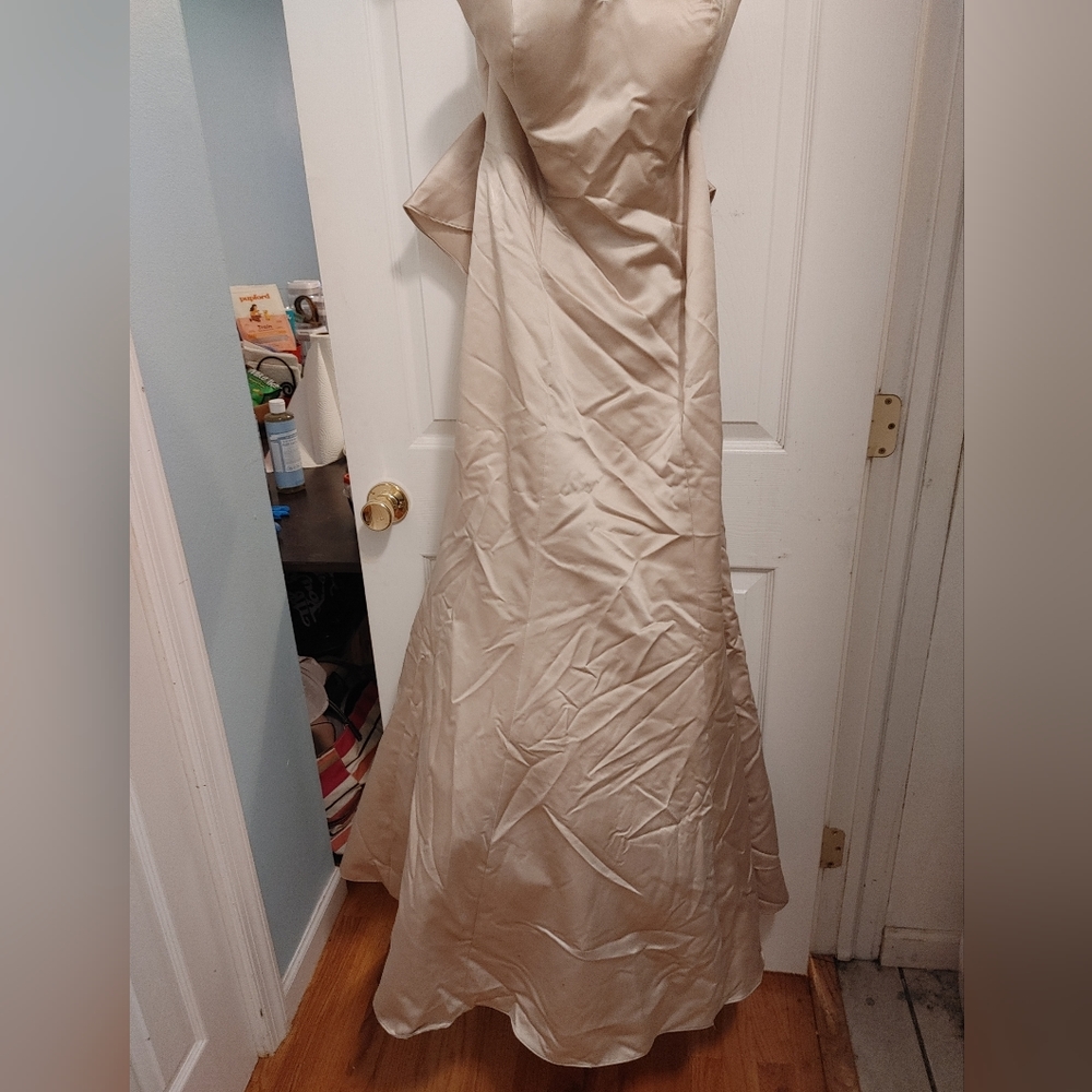 Gold dress